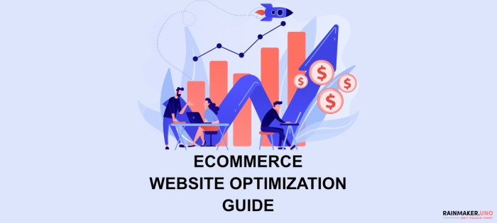 Optimization ecommerce website conversion